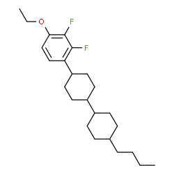 ChemSpider 2D Image | 4-Butyl-4'-(4-ethoxy-2,3-difluorophenyl)-1,1'-bi(cyclohexyl) | C24H36F2O