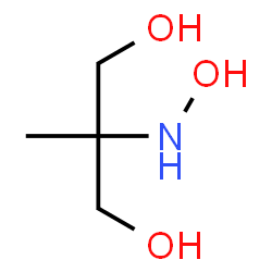 ChemSpider 2D Image | 2-(Hydroxyamino)-2-methyl-1,3-propanediol | C4H11NO3