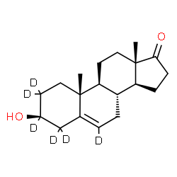 ChemSpider 2D Image | DHEA-d6 | C19H22D6O2