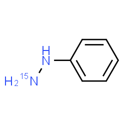 ChemSpider 2D Image | Phenyl(2-~15~N)hydrazine | C6H8N15N