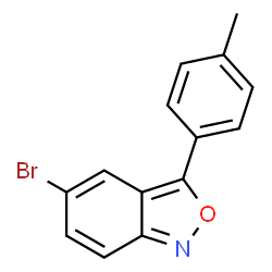 ChemSpider 2D Image | 5-Bromo-3-(4-methylphenyl)-2,1-benzoxazole | C14H10BrNO