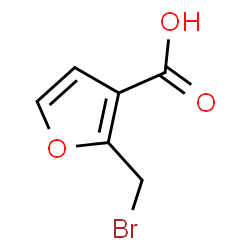 ChemSpider 2D Image | 2-(Bromomethyl)-3-furoic acid | C6H5BrO3