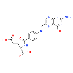 ChemSpider 2D Image | folic acid | C19H19N7O6