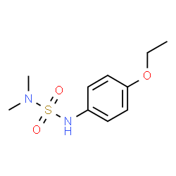 ChemSpider 2D Image | N'-(4-Ethoxyphenyl)-N,N-dimethylsulfuric diamide | C10H16N2O3S