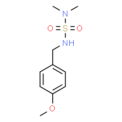ChemSpider 2D Image | {[(4-METHOXYPHENYL)METHYL]SULFAMOYL}DIMETHYLAMINE | C10H16N2O3S