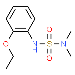 ChemSpider 2D Image | N'-(2-Ethoxyphenyl)-N,N-dimethylsulfuric diamide | C10H16N2O3S