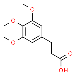 ChemSpider 2D Image | 3,4,5-trimethoxyhydrocinnamic acid | C12H16O5
