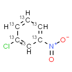 ChemSpider 2D Image | 1-Chloro-3-nitro(~13~C_6_)benzene | 13C6H4ClNO2