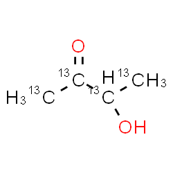 ChemSpider 2D Image | 3-Hydroxy-2-(~13~C_4_)butanone | 13C4H8O2
