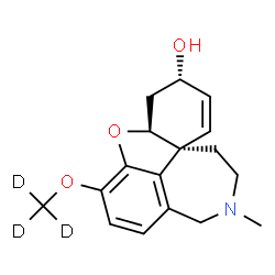 ChemSpider 2D Image | (3alpha)-(13,13,13-~2~H_3_)Galanthamine | C17H18D3NO3