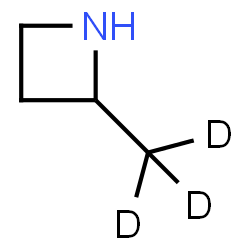 ChemSpider 2D Image | 2-(~2~H_3_)Methylazetidine | C4H6D3N