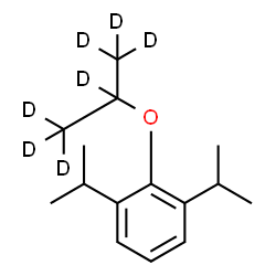 ChemSpider 2D Image | 1,3-Diisopropyl-2-[(~2~H_7_)-2-propanyloxy]benzene | C15H17D7O