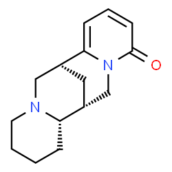 ChemSpider 2D Image | (9alpha)-3,4,5,6-Tetradehydrospartein-2-one | C15H20N2O
