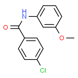 ChemSpider 2D Image | 4-Chloro-N-(3-methoxyphenyl)benzamide | C14H12ClNO2