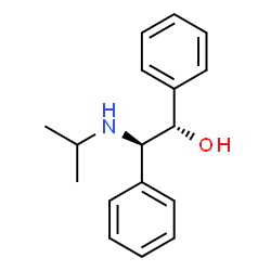 ChemSpider 2D Image | (1S,2R)-2-(Isopropylamino)-1,2-diphenylethanol | C17H21NO