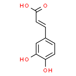 ChemSpider 2D Image | trans-caffeic acid | C9H8O4