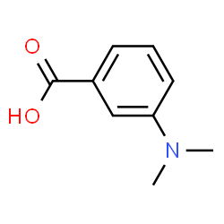 ChemSpider 2D Image | 3-Dimethylaminobenzoic acid | C9H11NO2