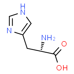 ChemSpider 2D Image | L-Histidine | C6H9N3O2