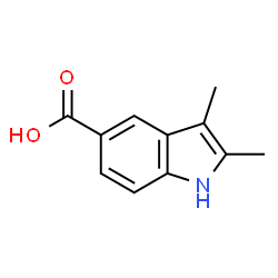 ChemSpider 2D Image | 2,3-Dimethyl-1H-indole-5-carboxylic acid | C11H11NO2