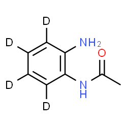 ChemSpider 2D Image | N-[2-Amino(~2~H_4_)phenyl]acetamide | C8H6D4N2O