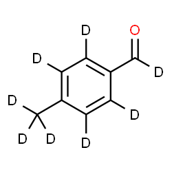 ChemSpider 2D Image | 4-(~2~H_3_)Methyl(formyl-~2~H_5_)benzaldehyde | C8D8O