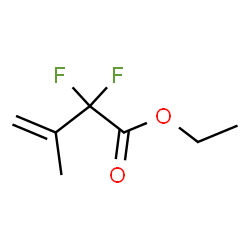 ChemSpider 2D Image | Ethyl 2,2-difluoro-3-methyl-3-butenoate | C7H10F2O2