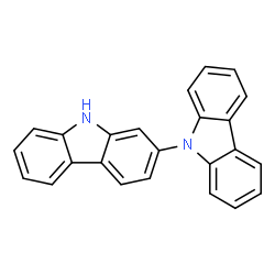 ChemSpider 2D Image | 9H-2,9'-Bicarbazole | C24H16N2