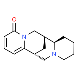 ChemSpider 2D Image | (9alpha)-11,12,13,14-Tetradehydrospartein-15-one | C15H20N2O