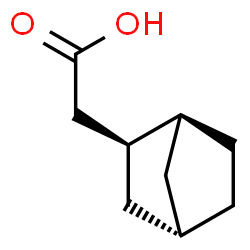 ChemSpider 2D Image | (1S,2S,4S)-Bicyclo[2.2.1]hept-2-ylacetic acid | C9H14O2