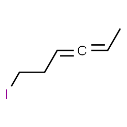 ChemSpider 2D Image | 6-Iodo-2,3-hexadiene | C6H9I