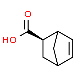 ChemSpider 2D Image | (2R)-Bicyclo[2.2.1]hept-5-ene-2-carboxylic acid | C8H10O2