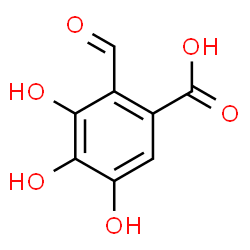 ChemSpider 2D Image | 2-Formyl-3,4,5-trihydroxybenzoic acid | C8H6O6