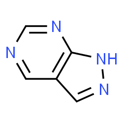 ChemSpider 2D Image | 1h-pyrazolo[3,4-d]pyrimidine | C5H4N4
