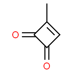 ChemSpider 2D Image | 3-Methyl-3-cyclobutene-1,2-dione | C5H4O2