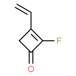 ChemSpider 2D Image | 2-Fluoro-3-vinyl-2-cyclobuten-1-one | C6H5FO