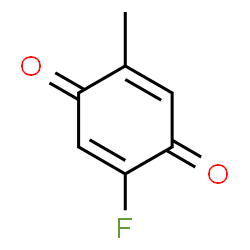 ChemSpider 2D Image | 2-Fluoro-5-methyl-1,4-benzoquinone | C7H5FO2