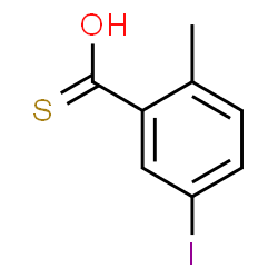 ChemSpider 2D Image | 5-Iodo-2-methylbenzenecarbothioic O-acid | C8H7IOS