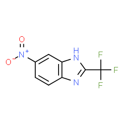 ChemSpider 2D Image | 2-CF3-5-NO2 BENZIMADAZOLE | C8H4F3N3O2