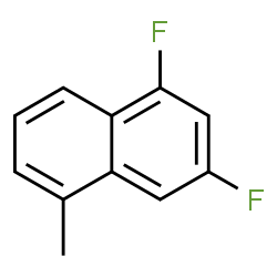 ChemSpider 2D Image | 1,3-Difluoro-5-methylnaphthalene | C11H8F2