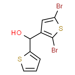 ChemSpider 2D Image | (2,5-Dibromo-3-thienyl)(2-thienyl)methanol | C9H6Br2OS2