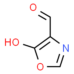 ChemSpider 2D Image | 5-Hydroxy-1,3-oxazole-4-carbaldehyde | C4H3NO3