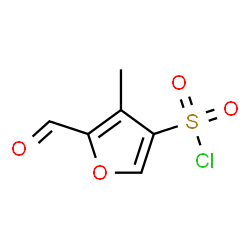 ChemSpider 2D Image | 5-Formyl-4-methyl-3-furansulfonyl chloride | C6H5ClO4S