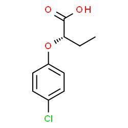 ChemSpider 2D Image | (2S)-2-(4-Chlorophenoxy)butanoic acid | C10H11ClO3