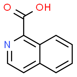 ChemSpider 2D Image | 1-Isoquinolinecarboxylic acid | C10H7NO2