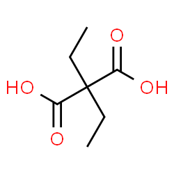 ChemSpider 2D Image | Diethylmalonic acid | C7H12O4