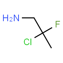 ChemSpider 2D Image | 2-Chloro-2-fluoro-1-propanamine | C3H7ClFN