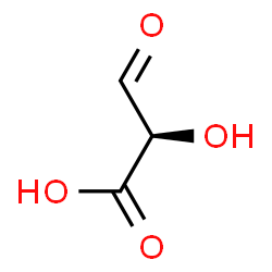 ChemSpider 2D Image | (2R)-2-Hydroxy-3-oxopropanoic acid | C3H4O4