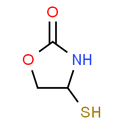 ChemSpider 2D Image | 4-Sulfanyl-1,3-oxazolidin-2-one | C3H5NO2S