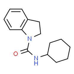 ChemSpider 2D Image | N-Cyclohexyl-1-indolinecarboxamide | C15H20N2O