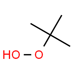 ChemSpider 2D Image | tert-Butyl hydroperoxide | C4H10O2